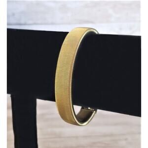 Vintage Stretch Bracelet GG Made in South Korea Gold Tone